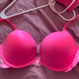 PINK Victoria's Secret Intimates & Sleepwear - VS hot pink push up bra PINK Victoria's Secret Intimates & Sleepwear - VS hot pink push up bra